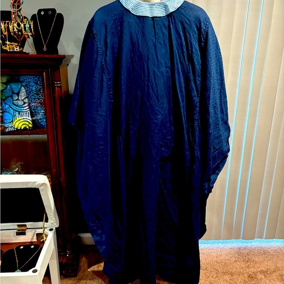 VTG African Nigeria Dashiki Kaftan Top Shirt and Pant Plus Agbada Men - Picture 6 of 10